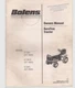 BOLENS 5118H 5118HS GT 1800 DURA TRAC LAWN GARDEN TRACTOR OWNER OPERATORS MANUAL