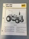 Massey Ferguson MF20C Tractor 4 Pages 1980