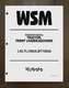 Tractor Front Loader Backhoe Workshop Manual Kubota L45 TL1000 ABT1000A - Paper 