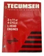 Genuine Tecumseh Technician'S Handbook 3 To 11 Hp 4-Cycle L-Head Engines 740049