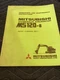 ORIGINAL MITSUBISHI MS120-8 HYDRAULIC EXCAVATOR OPERATORS MAINTENANCE MANUAL