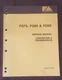 Fiat Allis FG75 FG85 FG95 Road Grader Service Manual  Converter And Transmission