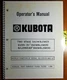 Kubota B2551 51" B/L2563 63" 2 Two Stage Snowblower 100- Operator's Manual 11/84