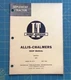 ALLIS-CHALMERS I&T MANUAL NO. AC-18, MODEL D - 21, Informative, 46 Pages