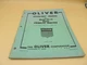 OLIVER OC-12 DIESEL TRACTOR OPERATORS MANUAL 1955 SN IJX000 & UP          A8