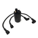 Ignition Coil with Spark Plug Hoses for Kohler 17 HP Mower Engine KT17-24323
