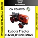 KUBOTA B1220 B1620 B1820 SERVICE REPAIR FACTORY WORKSHOP MANUAL CD