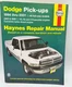 Dodge Pick-Ups 1994&ndash;2001 Haynes Repair Manual V6 V8 V10 Cummins 30041