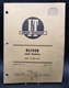 I&T Shop Service Manual Oliver O-11A Super 55-550 Fix Repair Maintain