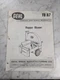 GEHL OPERATOR SERVICE MANUAL PARTS LIST BOOK FB 87 HOPPER BLOWER 2225