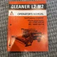 Allis Chalmers Operating Manual for Gleaner L2-M2 Combine 1310377