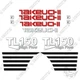 Fits Takeuchi TL 150 Mini Excavator Decals Equipment Decals TL150 TL-150