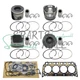 4PCS D24 Piston + Piston Rings + Full Gasket Kit For Doosan Daewoo D24 D24NAP