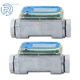 2Pack Precision 1" Digital Flow Meter 2.6-26 GPM for Liquid Flow Measurement