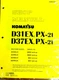 Komatsu D31EX-21,D31PX,D37EX,D37PX Dozer Bulldozer Shop Repair Service Manual