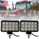 2PCS LED Flood Work Light For Case IH Tractors CX50 CX60 CX70 MX100C MX170 MX180