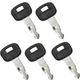 5X Ignition Keys RC41153933 For Kubota Excavator Backhoe Skid Steer Track Loader