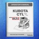 Kubota SVL75-2 Compact Track Loader Operators Manual SPIRAL - TOUGH COVERING