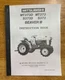 INSTRUCTION OPERATORS MANUAL Mitsubishi MT373D MT373 S373D S373 TRACTOR BEAVER 3