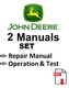 ✅ 444H John Deere Loader Manual Repair Service Operation Tests Parts SET PDF USB
