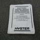 Hyster H40XM H45XM H50XM Forklift Truck ECM Diagnostic Troubleshooting Manual