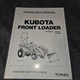 Kubota Front Loader LA 344 LA 344S Operator&rsquo;s  Manual