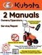 KUBOTA TRACTOR L3130 OPERATOR SERVICE SHOP MANUAL PDF ON USB NOT PRINTED