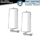 TRQ Mirror Set Manual, with Heat, with Housing Turn Signal Fits HD Truck