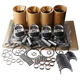 4D95S-W-1 Overhaul Rebuild Kit For Komatsu ＆ Dozer D20A-6 D21A-6 Engine