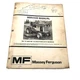 Massey Ferguson MF14 MF16 Tractor w/  Mower Workshop Service Repair Manual