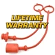 OEM Upgrade Hydraulic Coupler Red Dust Cap & Plug for 3/8 ISO Kubota Loader