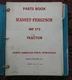 ORIGINAL 1964-1975 MASSEY FERGUSON MF 175 MF175 TRACTOR PARTS CATALOG MANUAL