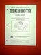 KUBOTA TRACTOR ROTARY TILLER ATTACHMENT MODEL G4000 PARTS & SERVICE MANUAL