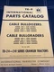 INTERNATIONAL TE-9 CABLE BULLDOZERS PARTS CATALOG FOR TD24 SERIES