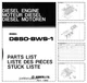 Kubota D850-BWS-1 Diesel Engine Parts Manual PDF