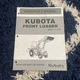 Kubota TL420A Front Loader Operator&rsquo;s Manual