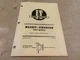 I&T SHOP SERVICE MASSEY-FERGUSON SHOP MANUAL MF-37 MODELS MF205 MF210 MF220
