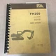 Fiat Allis FH200 EXCAVATOR PARTS MANUAL CATALOG BOOK LIST GUIDE pn 73157997