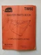 Rhino TW60 Rotary Mower  Master Parts Book 1998