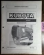 Kubota GF3057 Grass Catcher for GF1800 Mower Owner Operator & Parts Manual 1/02