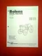 BOLENS ISEKI DIESEL TRACTOR TX1502 G152 & TX1504 G154 TX1704 G174 OWNER'S MANUAL