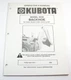 Kubota 4540 Backhoe For L3350 L3750 L4150 Tractor Operator Maintenance Manual
