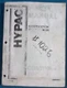 HYPAC C850B C825B COMPACTOR PARTS MANUAL BOOK CATALOG