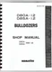 Komatsu D80A D85A Crawler Service Repair Manual Diesel