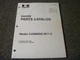 Kawasaki CUMMINS M11-C for 85ZIV 90ZIV ENGINE Parts Catalog SN 34805921-Up xz