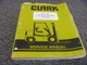 Clark C355 & Y355 (PD) Lot 3525 Forklift Truck Service Repair Manual PMA-391 xz