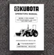 305 30 345 345 355 TRACTOR OPERATORS MAINTENANCE MANUAL KUBOTA L305 L305DT L345