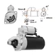 10 Tooth Starter for Lombardini Ruggerini Mosa .. Hatz 2G30 2G40 ... 0001110033