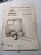 YALE OPERATION PARTS LIST BOOK MANUAL SPE SERIES 030 040 050 1971 FORKLIFT TRUCK