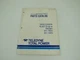 Wisconsin Robin W1-185V W1-145V Engine Parts Catalog Manual